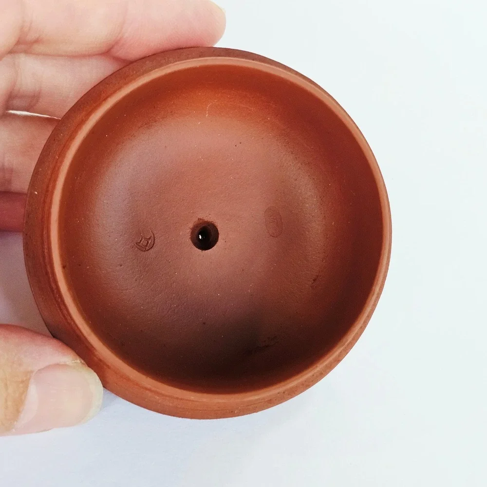 Vintage Yixing Zisha Clay Teapot Panda Bamboo Wire Inlay Chinese Tea Pot